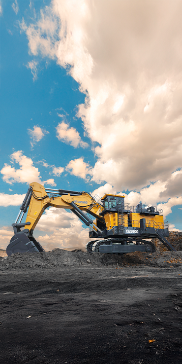 Equipamento XCMG em aplicação de mineração